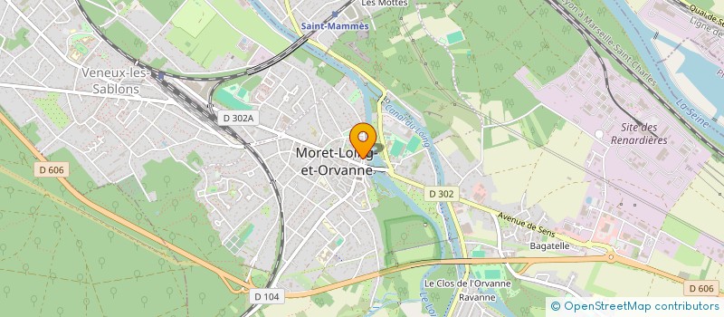 localisation de l'entreprise SCI DES FAISCEAUX  MORET-LOING-ET-ORVANNE