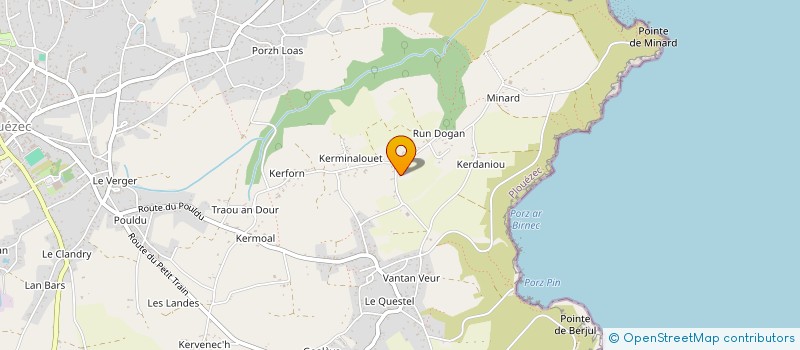 localisation de l'entreprise SCI DES  FALAISES  PLOUEZEC