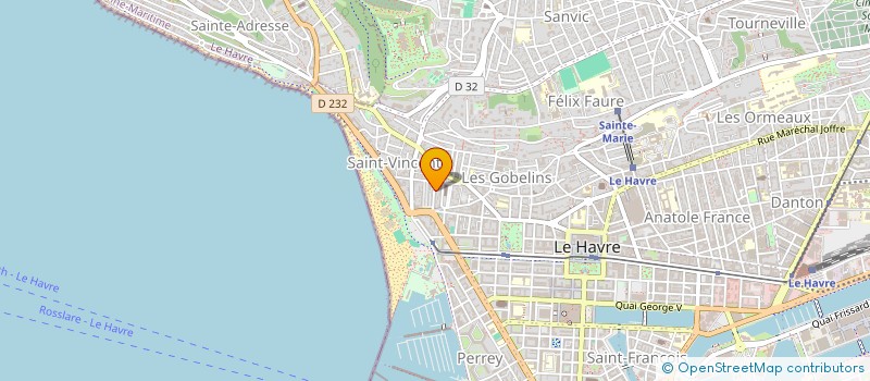 localisation de l'entreprise SCI DES FALAISES à LE HAVRE