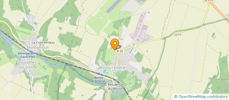 localisation de l'entreprise SCI DES FAMILLEUSES  BOISSY-L'AILLERIE