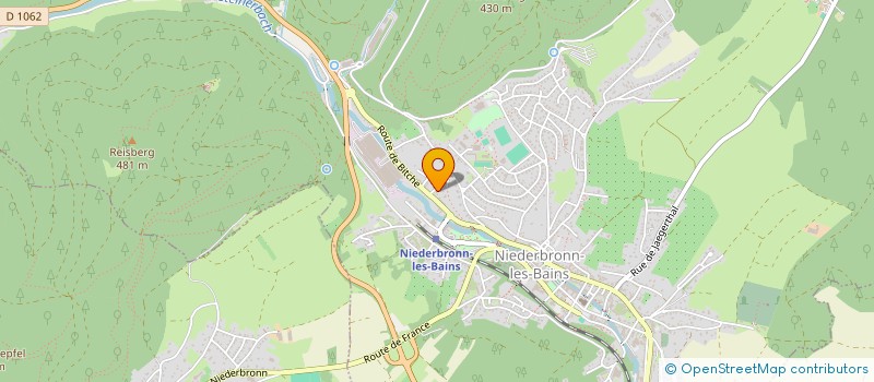 localisation de l'entreprise SCI DES FAUBOURGS  REICHSHOFFEN