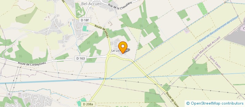 localisation de l'entreprise SCI DES FAUBOURGS  SAINT-MARCEL-BEL-ACCUEIL