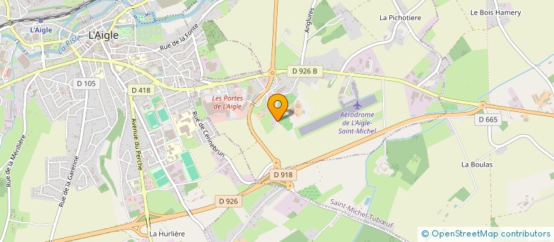 localisation de l'entreprise SCI DES FAUVETTES à SAINT-SULPICE-SUR-RISLE