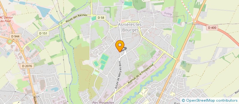 localisation de l'entreprise SCI DES FAUVETTES  BOURGES