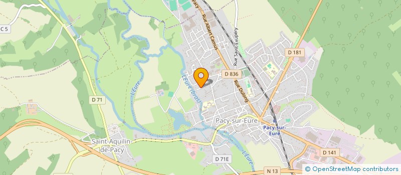 localisation de l'entreprise SCI DES FAUVETTES  PACY-SUR-EURE