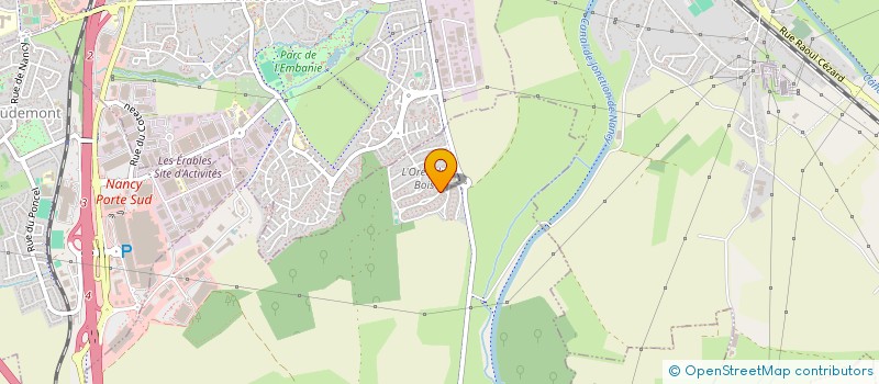 localisation de l'entreprise SCI DES FAUVETTES  FLEVILLE-DEVANT-NANCY