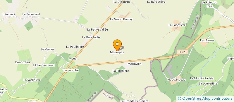 localisation de l'entreprise SCI DES FAUVETTES à SABLONS-SUR-HUISNE