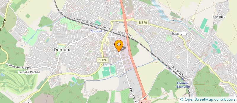 localisation de l'entreprise SCI DES FAUVETTES II  DOMONT