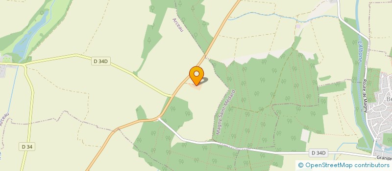 localisation de l'entreprise SCI DES FEES  ARCEAU