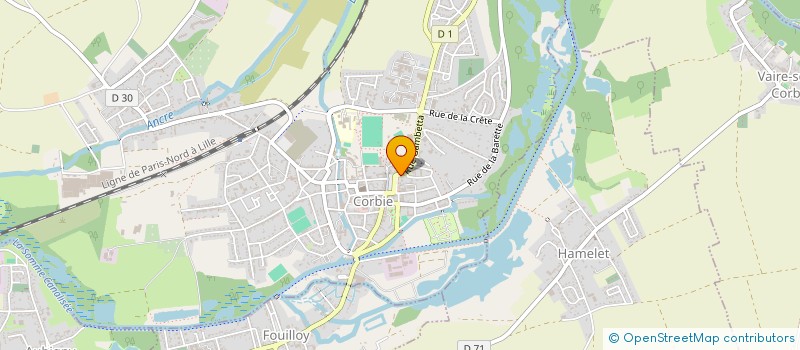 localisation de l'entreprise SCI DES FEES à CORBIE