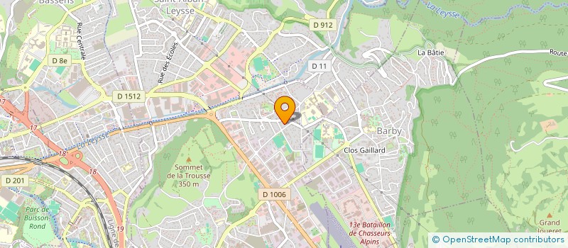 localisation de l'entreprise SCI DES FEJAZ  LA RAVOIRE