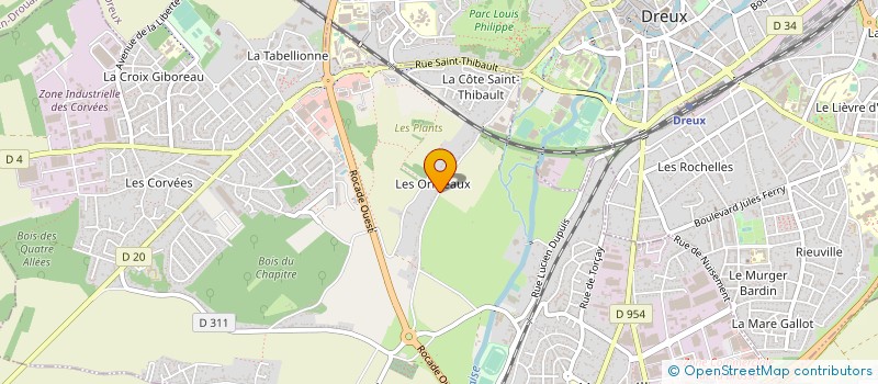 localisation de l'entreprise SCI DES FENOTS à VERNOUILLET