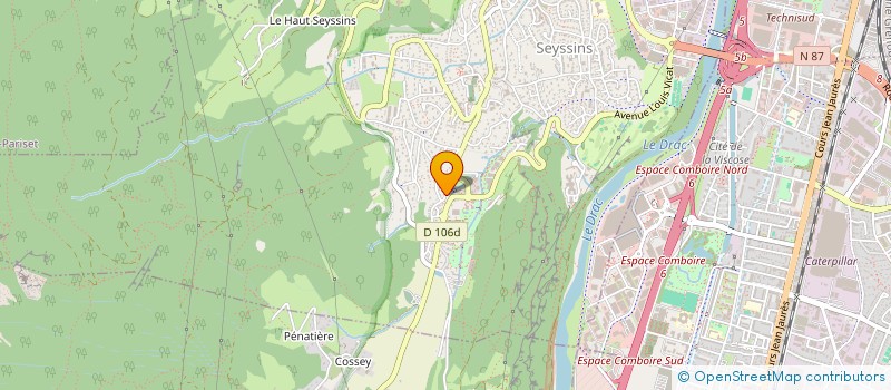 localisation de l'entreprise SCI DES FENOUILLERES à SEYSSINS