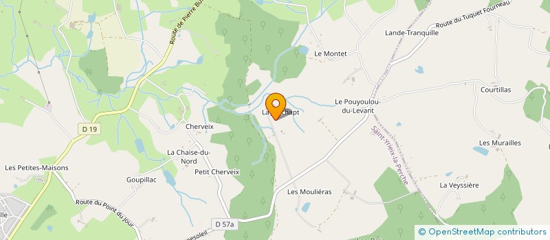 localisation de l'entreprise SCI DES FERMES DE LAJONCHAPT à SAINT-YRIEIX-LA-PERCHE