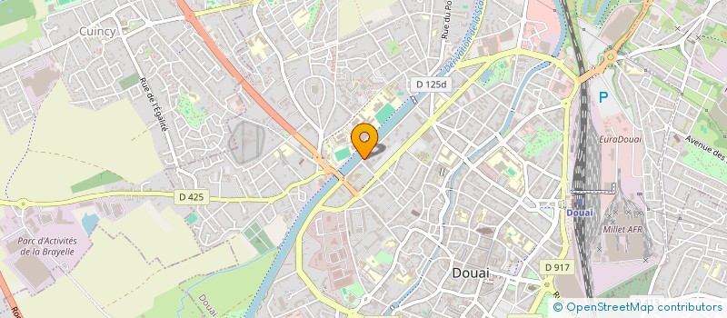localisation de l'entreprise SCI DES FERRONNIERS à DOUAI