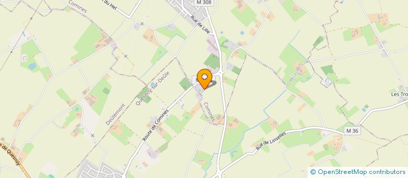 localisation de l'entreprise SCI DES FERRONNIERS  COMINES