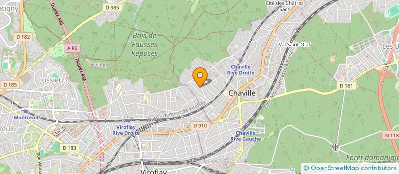 localisation de l'entreprise SCI DES FEUILLANTINES à CHAVILLE