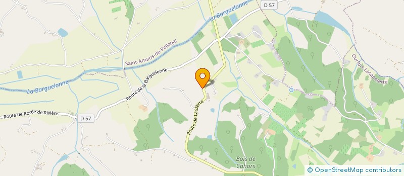 localisation de l'entreprise SCI DES FEUILLES  DURFORT-LACAPELETTE