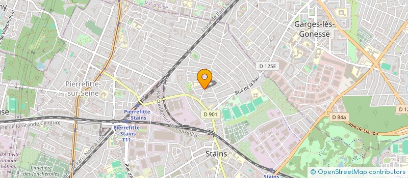 localisation de l'entreprise SCI DES FIDELINS à STAINS