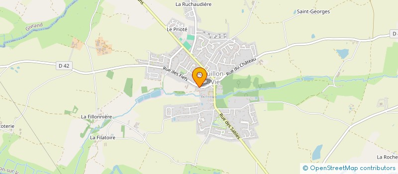 localisation de l'entreprise SCI DES FIEFS à L'AIGUILLON-SUR-VIE