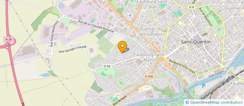 localisation de l'entreprise SCI DES FIGUIERS à SAINT-QUENTIN