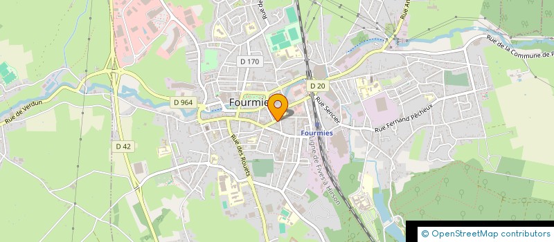 localisation de l'entreprise SCI DES FILATURES  FOURMIES