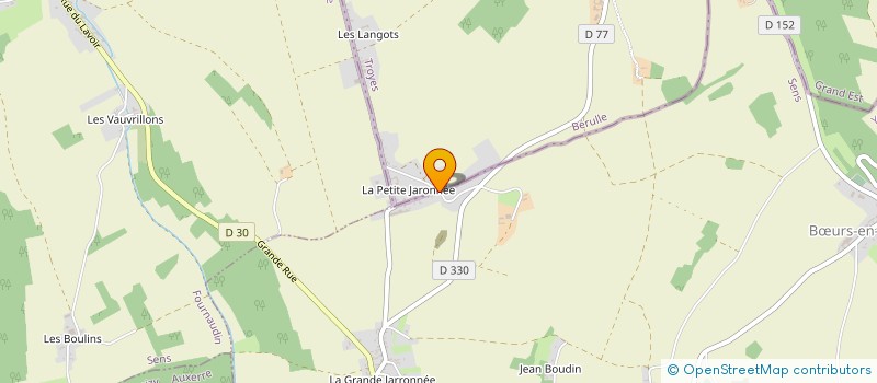 localisation de l'entreprise SCI DES FILLES  BOEURS-EN-OTHE