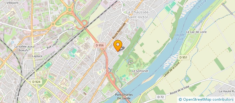 localisation de l'entreprise SCI DES FILLES  LA CHAUSSEE-SAINT-VICTOR