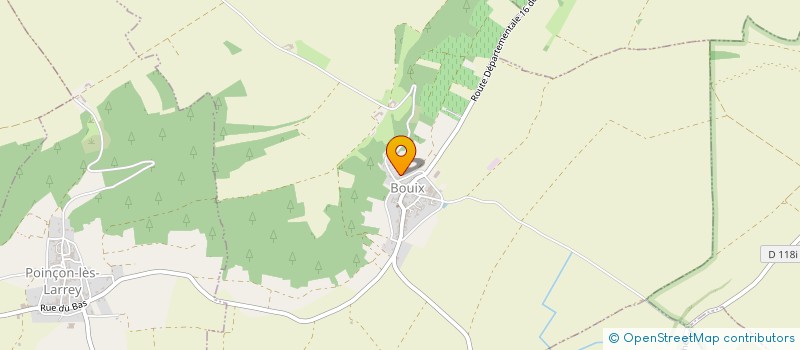 localisation de l'entreprise SCI DES FILLES BULLES  MOLESME