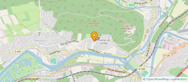 localisation de l'entreprise SCI DES FILS D'ALBERT  BAVANS