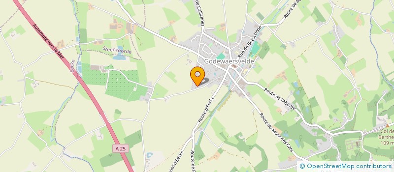 localisation de l'entreprise SCI DES FIVES  GODEWAERSVELDE