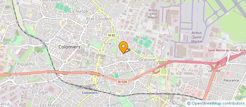 localisation de l'entreprise SCI DES FLAMBOYANTS à COLOMIERS