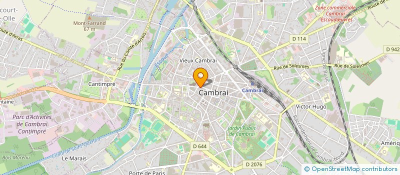 localisation de l'entreprise SCI DES FLAQUES à CAMBRAI