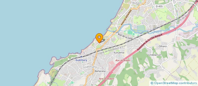 localisation de l'entreprise SCI DES FLEURS  BIDART