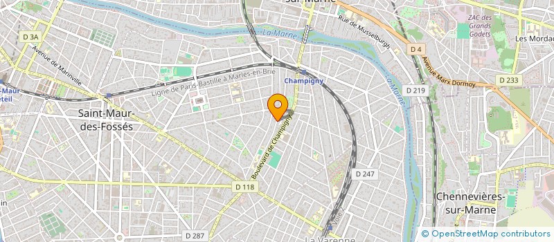 localisation de l'entreprise SCI DES FLEURS à SAINT-MAUR-DES-FOSSES