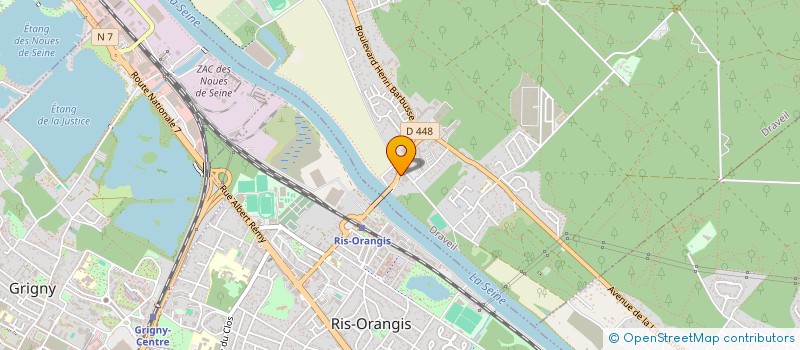 localisation de l'entreprise SCI DES FLEURS à DRAVEIL
