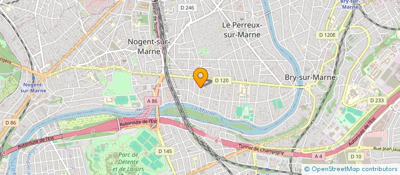 localisation de l'entreprise SCI DES FLEURS  LE PERREUX-SUR-MARNE