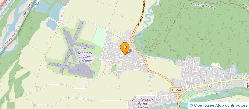 localisation de l'entreprise SCI DES FLEURS  VINON-SUR-VERDON