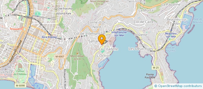 localisation de l'entreprise SCI DES FLEURS à VILLEFRANCHE-SUR-MER