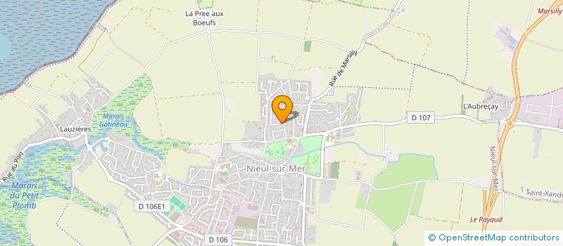 localisation de l'entreprise SCI DES FLEURS  NIEUL-SUR-MER