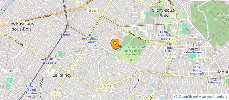 localisation de l'entreprise SCI DES FLEURS à CLICHY-SOUS-BOIS