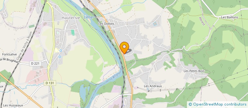 localisation de l'entreprise SCI DES FLEURS  ABREST