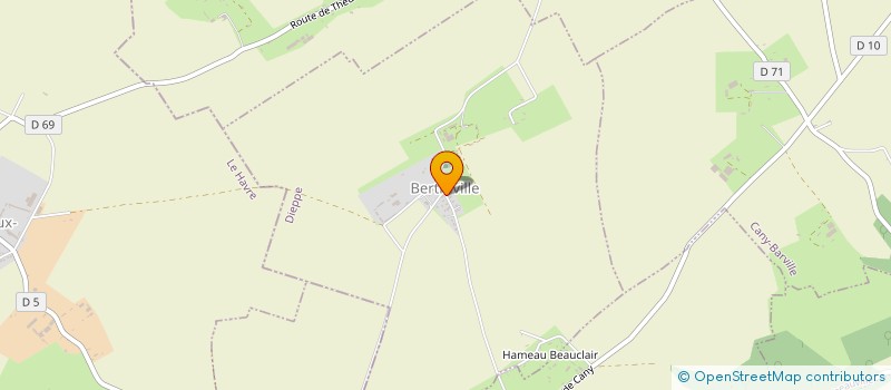 localisation de l'entreprise SCI DES FLEURS  BERTREVILLE