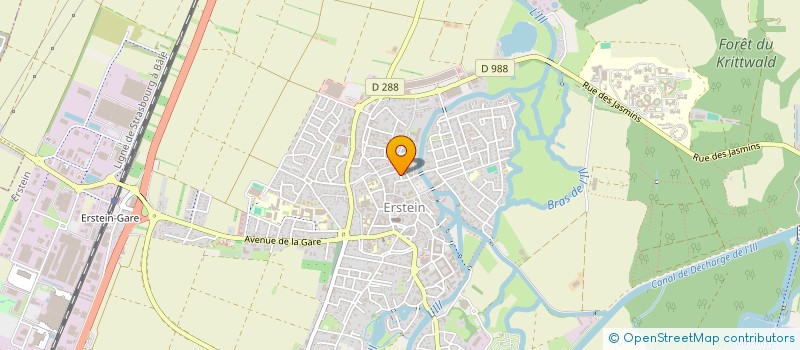 localisation de l'entreprise SCI DES FLEURS  ERSTEIN