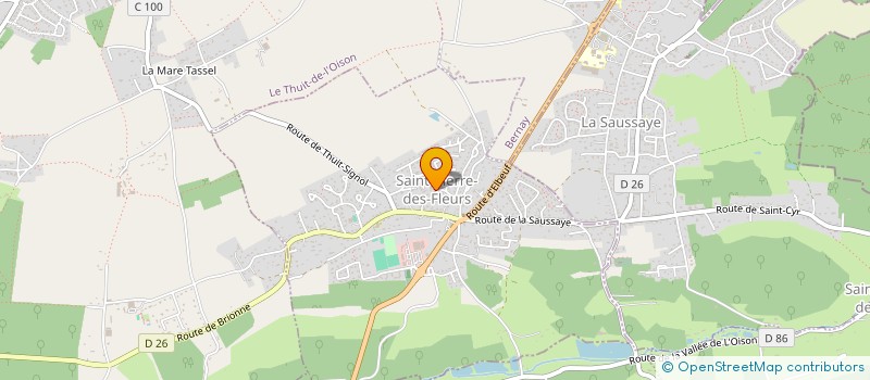 localisation de l'entreprise SCI DES FLEURS  SAINT-PIERRE-DES-FLEURS