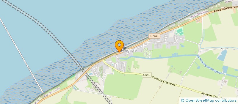 localisation de l'entreprise SCI DES FLEURS  SANGATTE