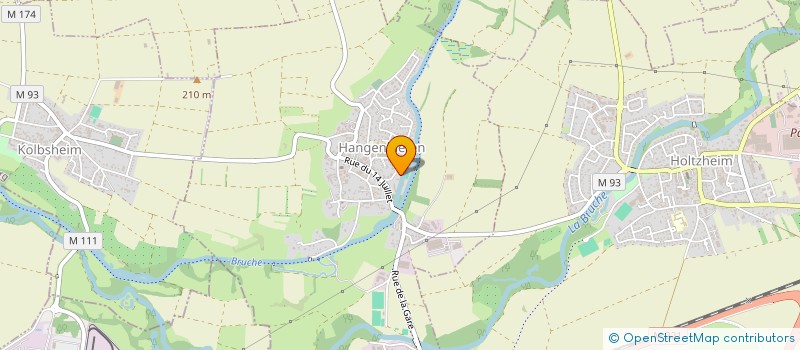 localisation de l'entreprise SCI DES FLEURS  HANGENBIETEN