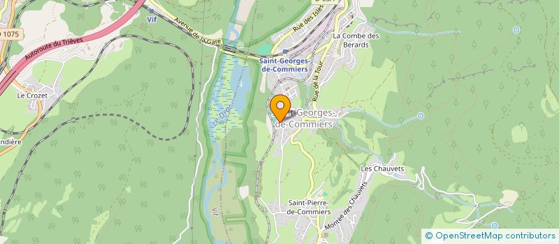 localisation de l'entreprise SCI DES FLOCONS BLEUS  SAINT-GEORGES-DE-COMMIERS