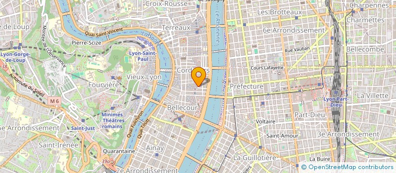 localisation de l'entreprise SCI DES FLOTS BRUNS  LYON