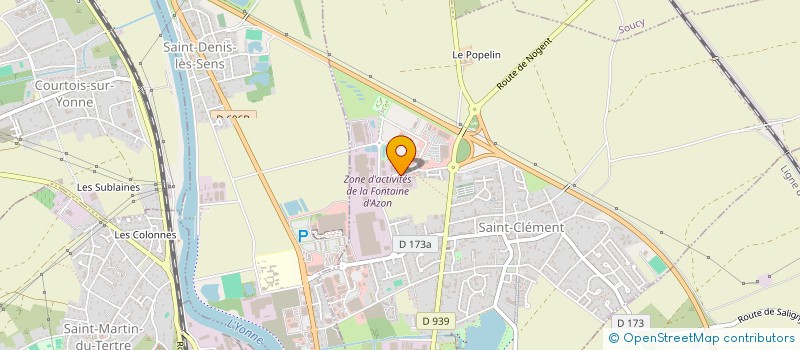 localisation de l'entreprise SCI DES FONDRIERES à SAINT-CLEMENT
